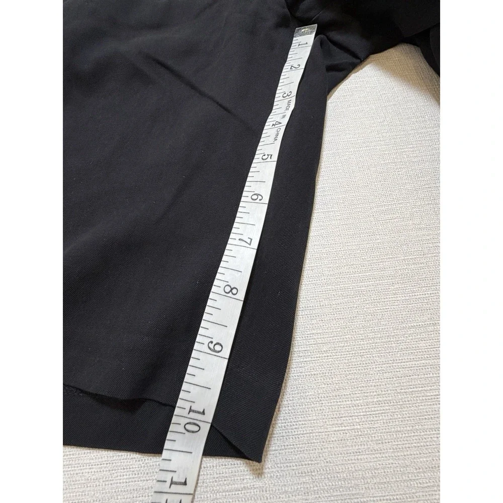 Tommy Bahama Tortola Flat Front Shorts 100% Silk Men's Size 38 Black